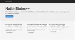 Desktop Screenshot of nationstatesplusplus.net